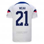 Camiseta Estados Unidos Jugador Weah 1ª 2022