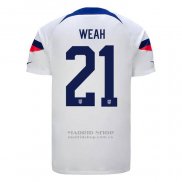 Camiseta Estados Unidos Jugador Weah 1ª 2022