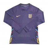 Camiseta Inglaterra 2ª Manga Larga 2024