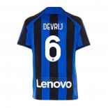 Camiseta Inter Milan Jugador De Vrij 1ª 2022-2023