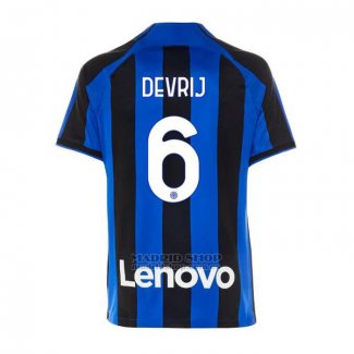 Camiseta Inter Milan Jugador De Vrij 1ª 2022-2023