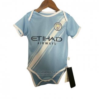 Camiseta Manchester City 1ª Bebe 2025-2026