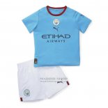 Camiseta Manchester City 1ª Nino 2022-2023