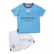 Camiseta Manchester City 1ª Nino 2022-2023