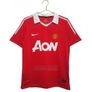Camiseta Manchester United 1ª Retro 10-11