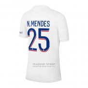 Camiseta Paris Saint-Germain Jugador N.Mendes 3ª 2022-2023