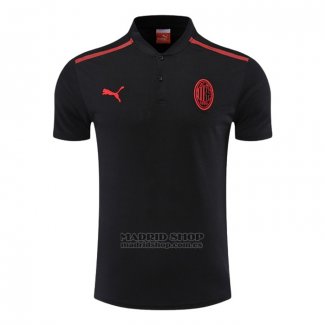 Camiseta Polo del AC Milan 2022-2023 Negro