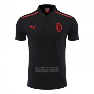 Camiseta Polo del AC Milan 2022-2023 Negro