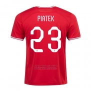 Camiseta Polonia Jugador Piatek 2ª 2022