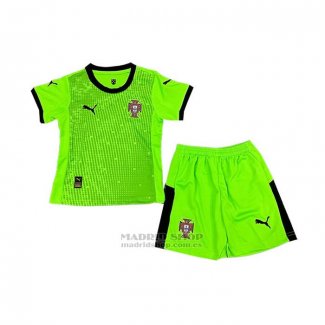 Camiseta Portugal Portero 1ª Nino 2025