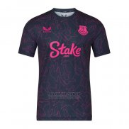 Camiseta Pre Partido del Everton 2025-2026 Azul Rosa