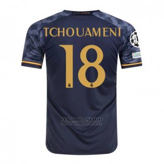 Camiseta Real Madrid Jugador Tchouameni 2ª 2023-2024