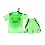 Camiseta Real Madrid Portero Nino 2025-2026 Verde