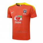 Camiseta de Entrenamiento Brasil 2025-2026 Naranja