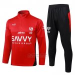 Chandal de Sudadera del Al Hilal Nino 2025-2026 Rojo