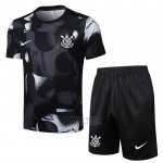 Chandal del Corinthians Manga Corta 2025-2026 Negro - Pantalon Corto