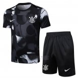 Chandal del Corinthians Manga Corta 2025-2026 Negro - Pantalon Corto