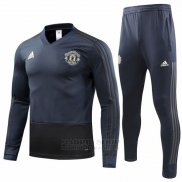 Chandal del Manchester United Nino 2018-2019 Gris