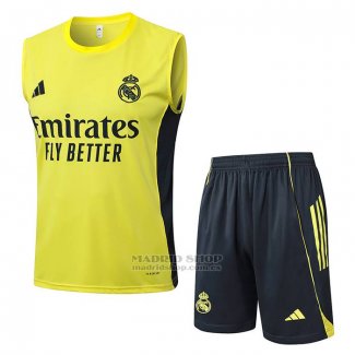 Chandal del Real Madrid Sin Mangas 2025-2026 Amarillo