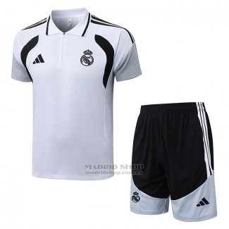 Conjunto Polo del Real Madrid 2026-2027 Blanco