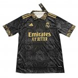 Tailandia Camiseta Real Madrid Dragon 2024-2025 Negro Oro
