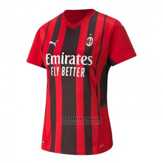 Camiseta AC Milan 1ª Mujer 2021-2022