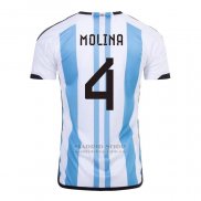 Camiseta Argentina Jugador Molina 1ª 2022