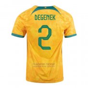 Camiseta Australia Jugador Degenek 1ª 2022