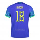 Camiseta Brasil Jugador Antony 2ª 2022
