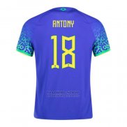 Camiseta Brasil Jugador Antony 2ª 2022