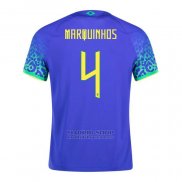 Camiseta Brasil Jugador Marquinhos 2ª 2022