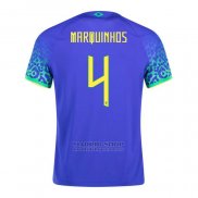 Camiseta Brasil Jugador Marquinhos 2ª 2022