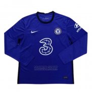 Camiseta Chelsea 1ª Manga Larga 2020-2021