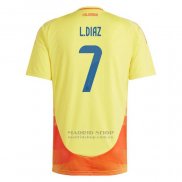 Camiseta Colombia Jugador L.Diaz 1ª 2024