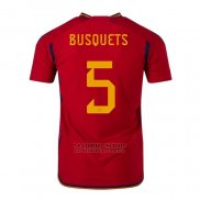 Camiseta Espana Jugador Busquets 1ª 2022