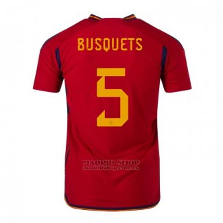 Camiseta Espana Jugador Busquets 1ª 2022