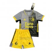 Camiseta Feyenoord 2ª Nino 2021-2022 Gris