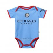 Camiseta Manchester City 1ª Bebe 2022-2023