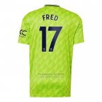 Camiseta Manchester United Jugador Fred 3ª 2022-2023