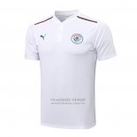 Camiseta Polo del Manchester City 2021-2022 Blanco