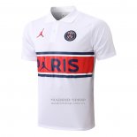 Camiseta Polo del Paris Saint-Germain Jordan 2022-2023 Blanco