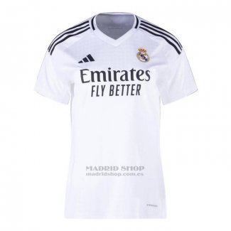 Camiseta Real Madrid 1ª Mujer 2024-2025