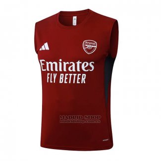 Camiseta de Entrenamiento Arsenal Sin Mangas 2025-2026 Rojo