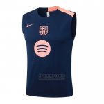 Camiseta de Entrenamiento Barcelona Sin Mangas 2025-2026 Azul Rosa
