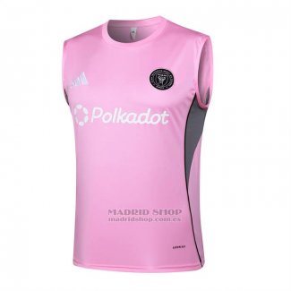 Camiseta de Entrenamiento Inter Miami Sin Mangas 2025-2026 Rosa