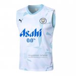 Camiseta de Entrenamiento Manchester City Sin Mangas 202024-2025 Azul