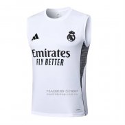 Camiseta de Entrenamiento Real Madrid Sin Mangas 2025-2026 Blanco