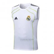 Camiseta de Entrenamiento Real Madrid Sin Mangas 2025-2026 Blanco Verde