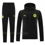 Chandal con Capucha del Borussia Dortmund 2024 Negro