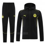 Chandal con Capucha del Borussia Dortmund 2024 Negro